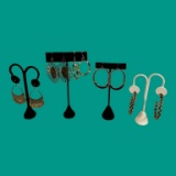 (5) Pairs Fashion Earrings for Pierced Ears
