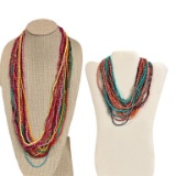Large Assortment of Twist a Beads Necklaces