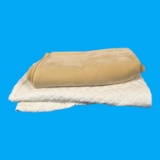Full-Size Mattress Pad and Velour Blanket