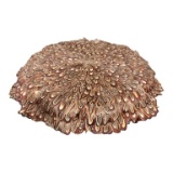 (16) Round Pheasant Feather Place Mats
