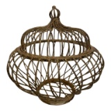 Metal Decorative Openwork Covered  Container--