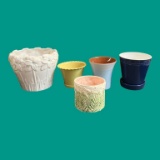 (5) Ceramic Planters