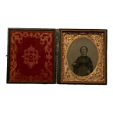 Early Photograph in Hinged Case--19th Century