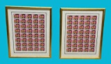 (2) Framed Sets of (40) Elvis Stamps - 29 Cents