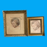 (2) Framed Pictures—Rubens Head of a Boy—12 1