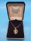 Gold Plated Goebel Collectors' Club Necklace