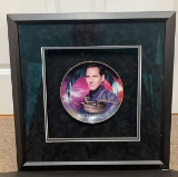 Shadow Box Framed Star Trek Plate Signed by
