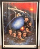 Framed and Autographed 25th Anniversary (1991) Star Trek Limited Edition Poster