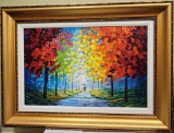 Framed and Matted Serigraph Signed by Slava Ilyayev.