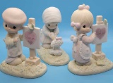 (3) 1987 Members Only Precious Moments Figurines: