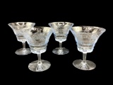 (4) Stems of Cambridge Glass Co. 