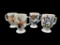 (4) Otigiri Style Footed Mugs