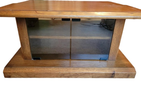 Small Entertainment Stand w/ Glass Doors