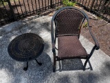 Outdoor Chair & Side Table