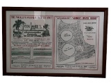 Framed Map of Twin Lakes Development 25