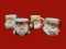 Set of (4) Santa Mugs