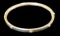 14 Kt White Gold Diamond Child’s Bangle Bracelet