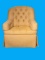 Upholstered Chair with Tufted Back & Seat