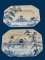 (2) Handpainted Trinket Dishes OXFORD ENGLAND