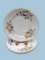 (3) Handpainted Porcelain Bread and Butter
