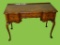 Burl Walnut Vanity/Desk--Dovetail