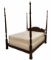 Mahogany 4-Poster Queen Size Bed