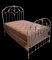 Antique Iron Painted Full-Size Bed