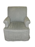 Upholstered Swivel Chair- Matches Lot #106