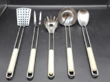 Set/5 Kitchen Utensils by INOX Italy