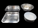 Assorted Stainless Steel Mixing Bowls, Pans, Etc.