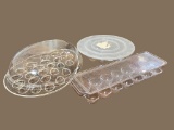(3) Plastic Egg Trays