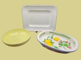 (3) ceramic Dishes