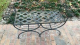 Iron Outdoor Bench—46” x 14 3/4”, 24” High