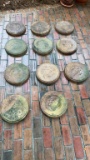 (11) 12 3/4” Concrete Stepping Stones