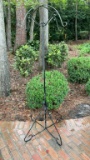 Iron Hanging Plant Stand—Holds 4 Baskets—68” High