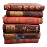 (6) Hardcover Antique Books