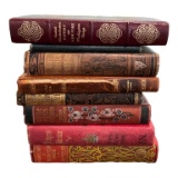 (8) Antique Hardcover Books, (1) in Swedish—Some