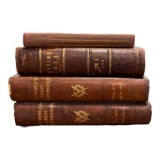 (4) Antique Hardcover Books