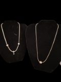 (2) Sterling Silver Necklaces