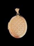 14kt Gold & Diamond Locket 18.5g