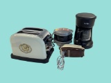 (4) Small Kitchen Appliances: Mr. Coffee,