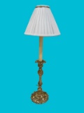 Brass Table Lamp—25 1/2” High