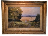 Framed Oil Painting 27.5