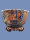 Hand-Painted Bowl--13 3/4