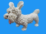 Spaghetti Style Porcelain Dog ITALY