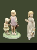 (2) Porcelain figurines