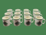 (12) Spode “Christmas Tree” Mugs