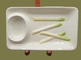 Williams Sonoma Asparagus Plate ITALY