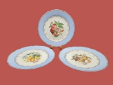 (3) Limoges Plates (Romance), France