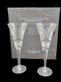 Pair of Waterford “The Millennium Collection”